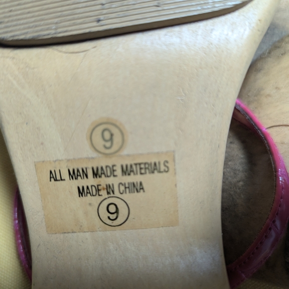 Paprika Slingback Sandals in Pink and Orange - Picture 5 of 6